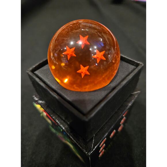 Dragon Ball Toy Sphere | Perfect Gift for Anime Fans Size 5.7 cm Star Number 4 - Picture 1 of 4